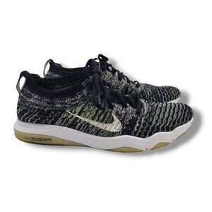 Nike Air Zoom Fearless Flyknit Womens‎ 7.5 Oreo 850426-010 Running Sneakers